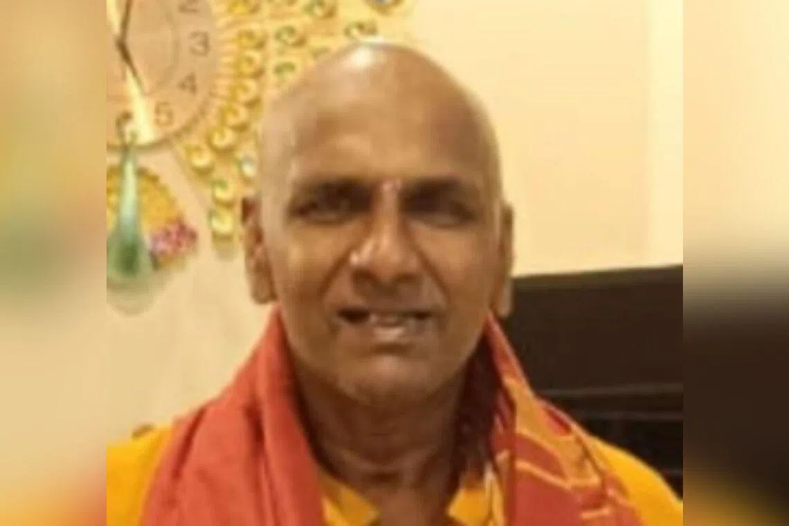 Mr V Thiagarajan was last seen near 20 Woodlands Crescent on the morning of Feb 4.