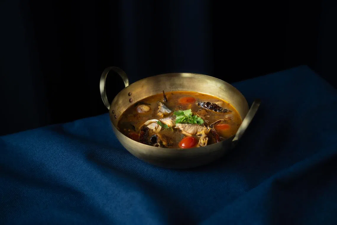 Tom khlong soup from Sawadee Thai Cuisine. 