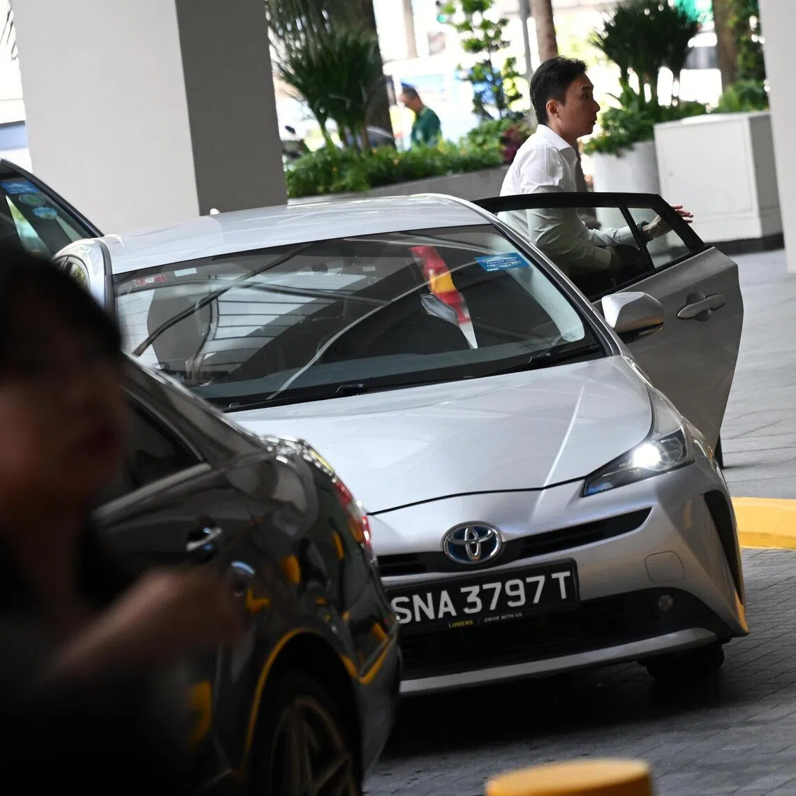 The cars involved included those used by private-hire drivers.