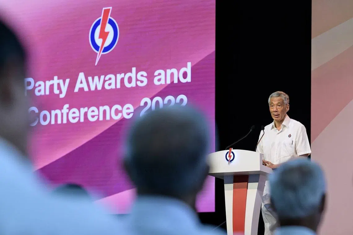PM Lee said the opposition cannot just “lie low and disappear” when it suits them, particularly if it aims to win more seats.