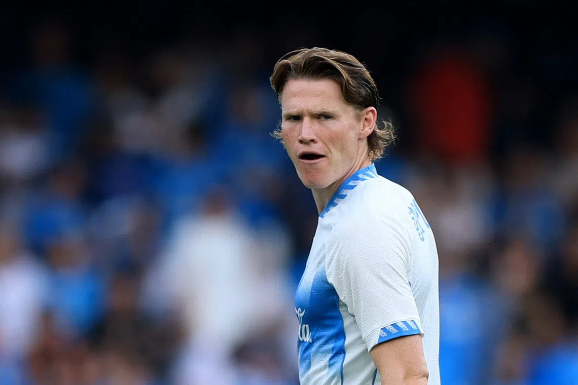 Napoli star Scott McTominay has developed a “mild, benign arrhythmia,” a condition that causes irregular heartbeat.