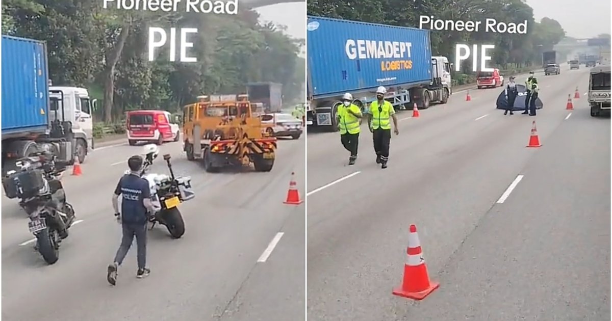 77-Year-Old Woman Dies in Hit-and-Run Minibus Accident on PIE