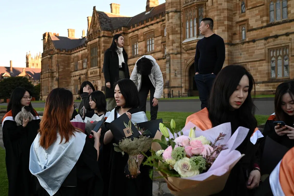 The cap on the intake of international students hurts the profitability of Australian universities.