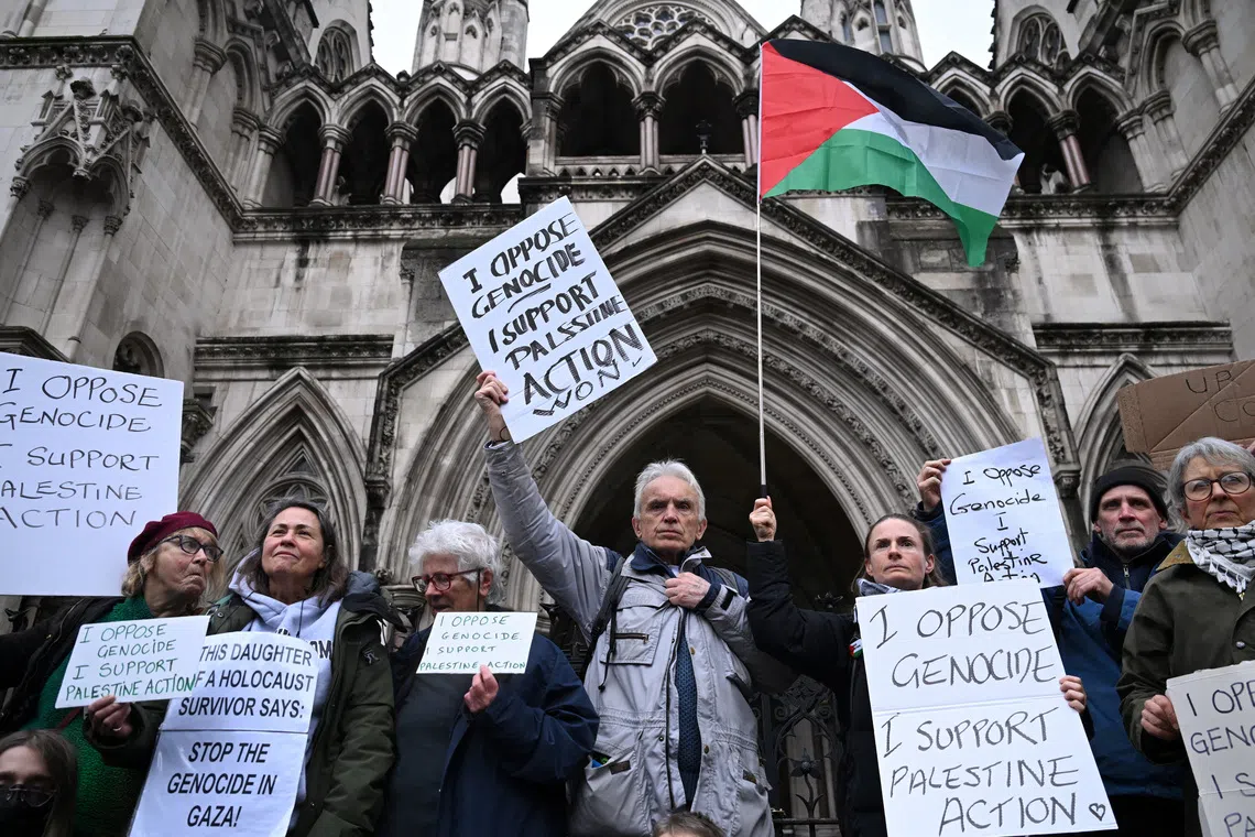 Britain previously banned Palestine Action as a terrorist organisation, which was also condemned by the UN human rights office.
