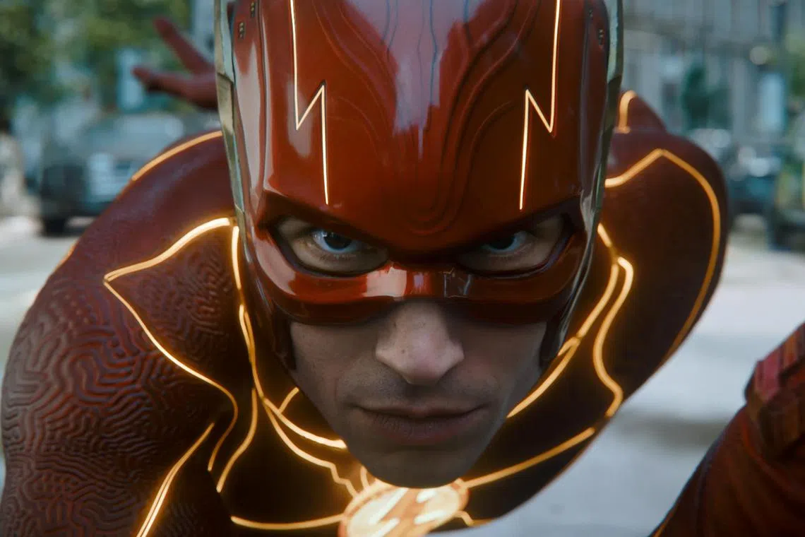 joflash15 - The Flash stars Ezra Miller as the superhero who uses his speed to go back in time to change the past, only to face unexpected consequences. Also stars Sasha Calle as Kara (Supergirl) and Michael Keaton as Bruce Wayne/Batman

Source: Warner Bros