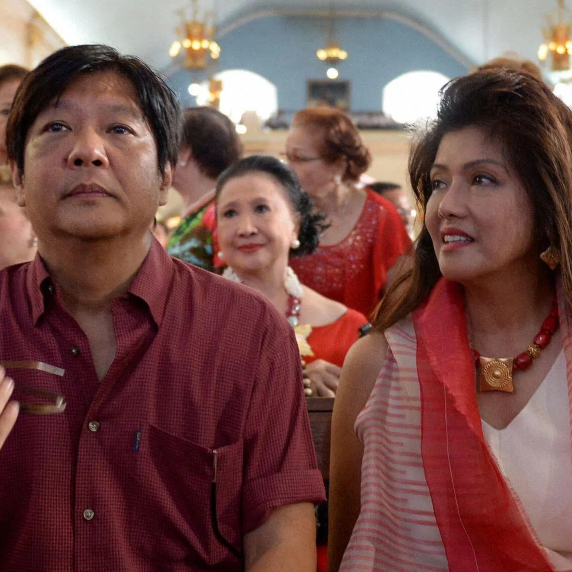 Ms Imee Marcos (right) claimed that her brother, Philippine President Ferdinand Marcos Jr, was addicted to cocaine, allegations the president’s office denied. 