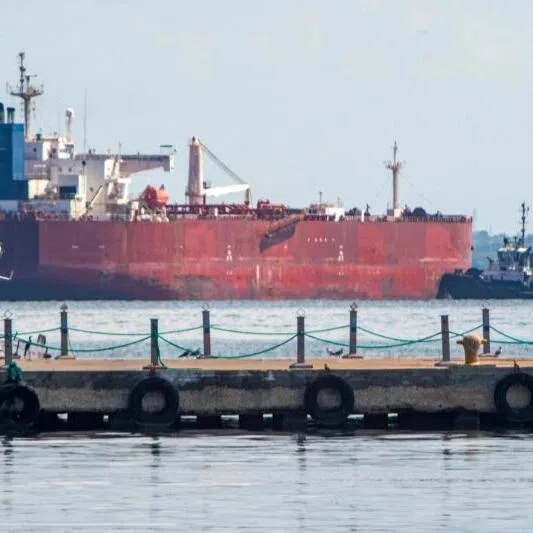 A crude oil tanker is anchored on Lake Maracaibo near Maracaibo, Zulia state, Venezuela, on Dec 18.