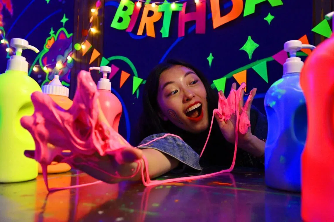 School of life: Gen Z boss with PSLE cert opens neon art-jamming studios after quitting JC and Nafa