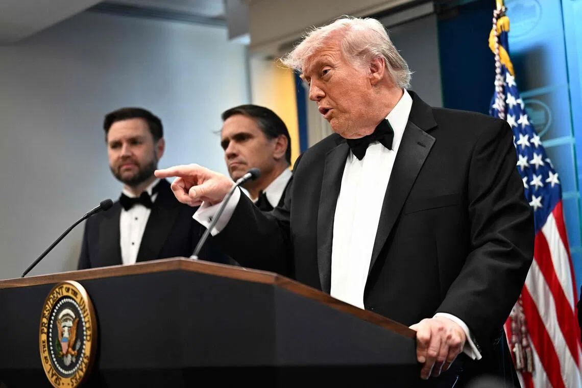 Trump and team renew attacks on adversaries after gala shooting