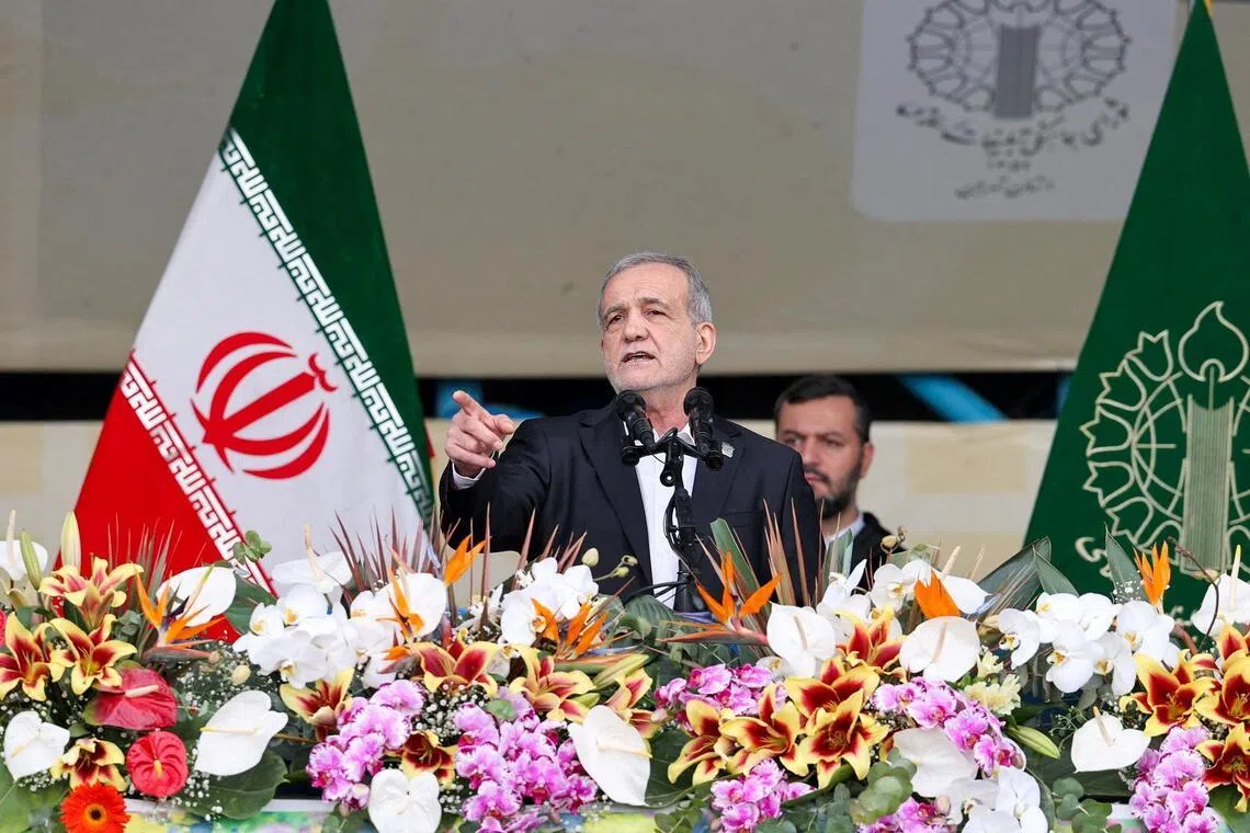 Iranian President Masoud Pezeshkian was slammed by hardliners in the country after apologising to Gulf states for a week-long blitz of their territory, and pledging to rein in such attacks.