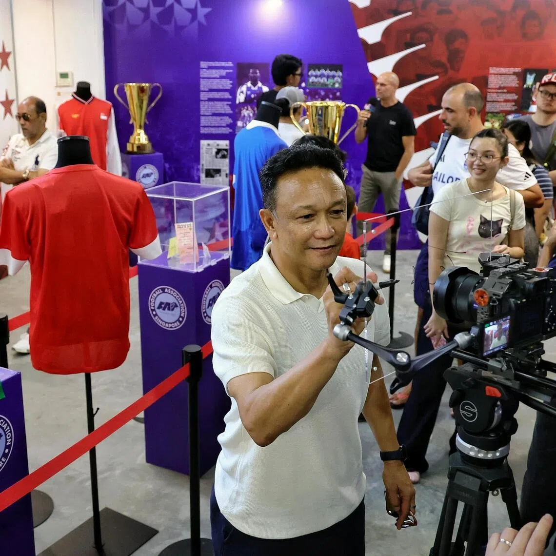 Fandi Ahmad will host Michael Owen at a breakfast chat at Sentosa on July 18.