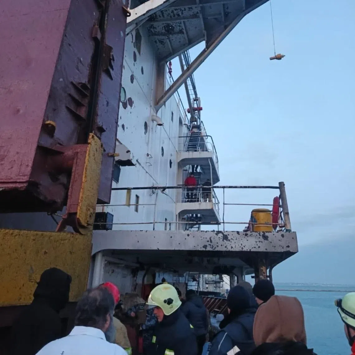 Ukrainian Deputy Prime Minister Oleksii Kuleba posted images of the damage on his X account.