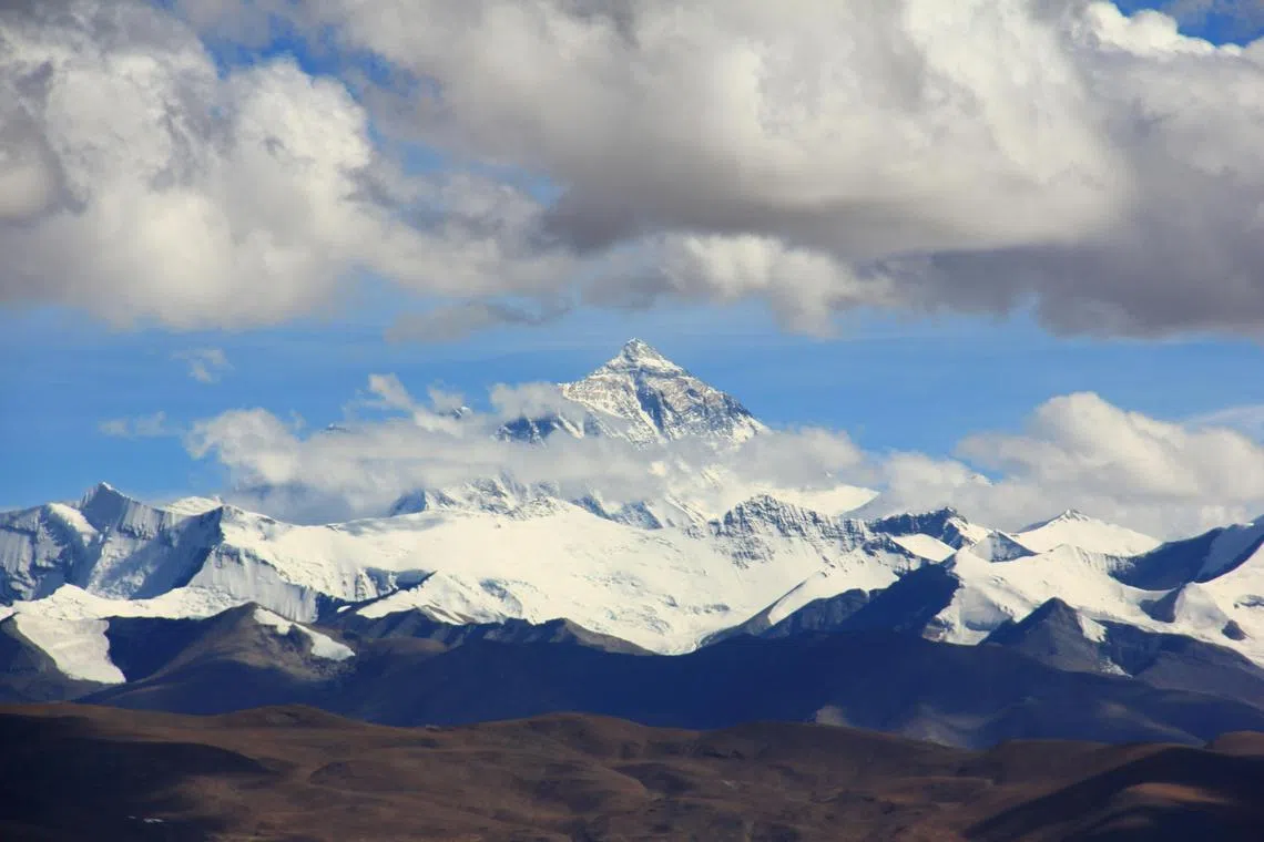 Mr Harry Tan, 76, had gone missing near the Kongma La Pass in Nepal, which is south of Everest Base Camp.   