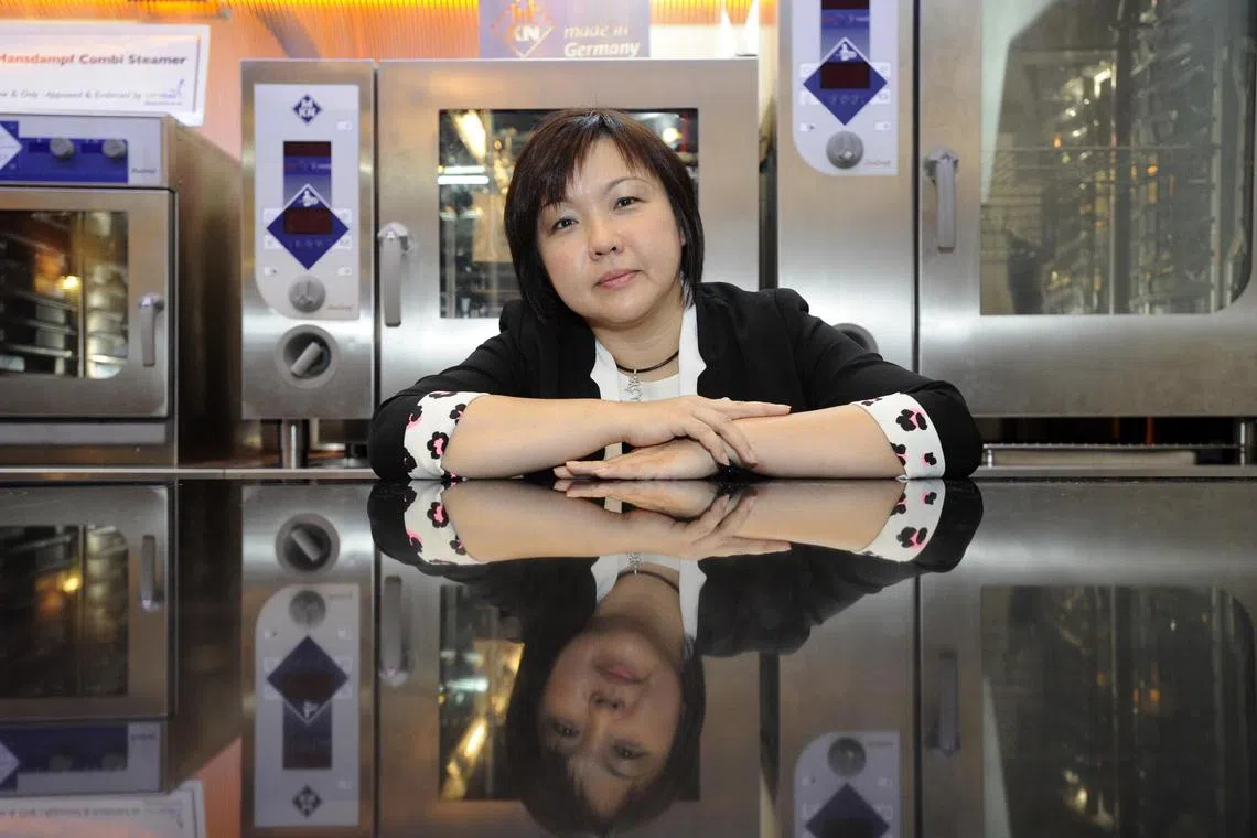 Singapore Kitchen Equipment CEO Sally Chua was released on bail after being interviewed by the Commercial Affairs Department.
