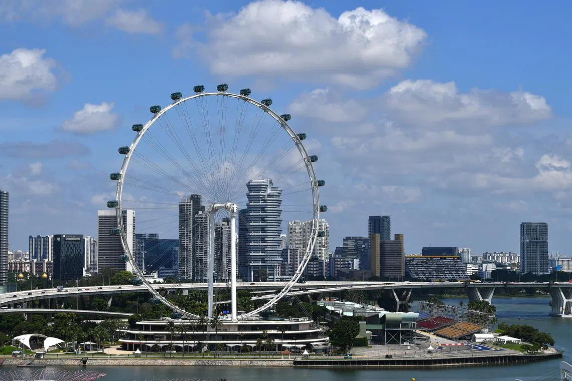 The Singapore Flyer is one of the Republic’s most popular tourism destinations at the bay area.
