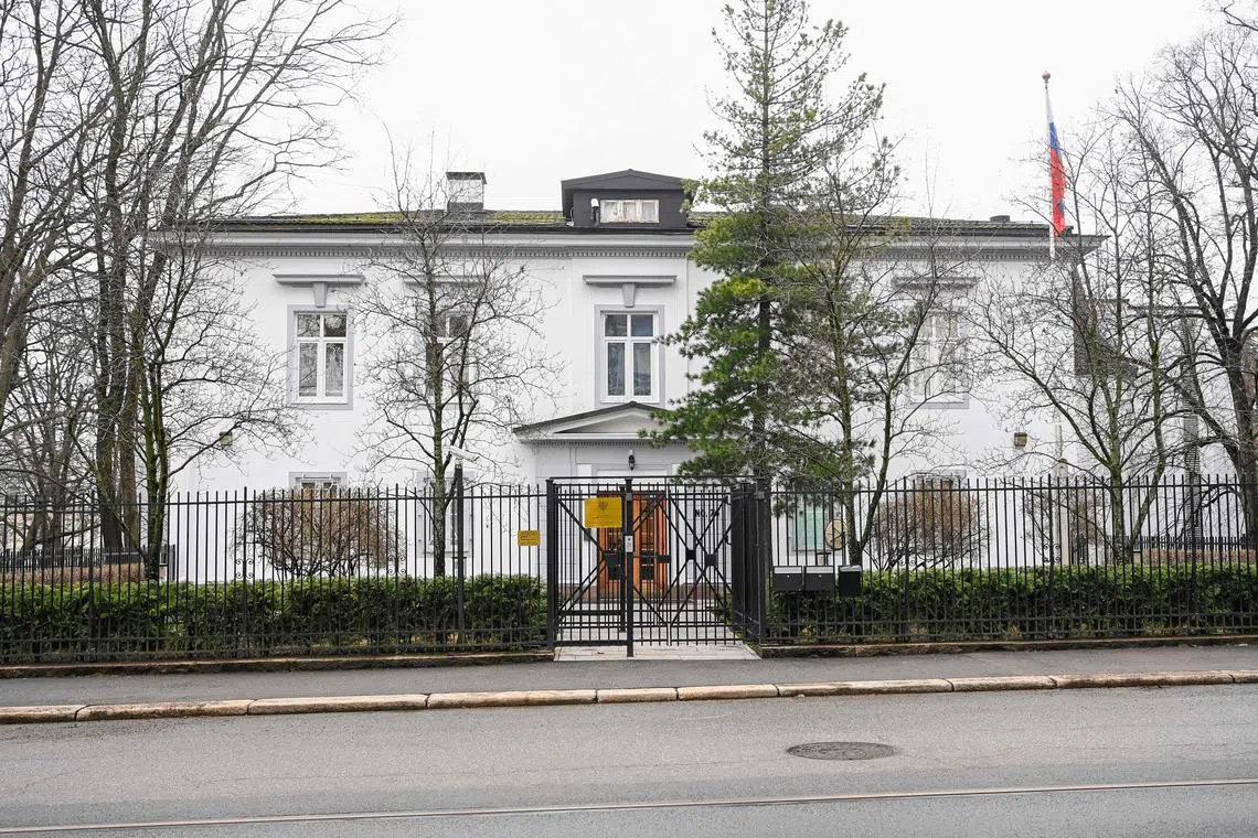 Staff at Russia's embassy in Oslo were found to be engaging in "activities that are not compatible with their diplomatic status".