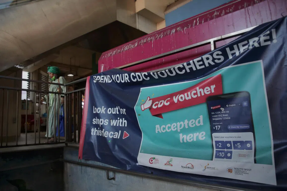 The latest tranche of CDC vouchers was distributed in January, with $300 worth of vouchers for each household. 