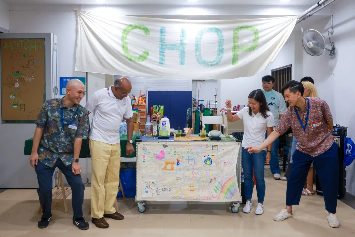 The Chop Community’s matcha and coffee corner.