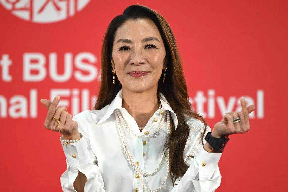 straitstimes.com - Michelle Yeoh looks back on journey to Hollywood at Busan International Film Festival