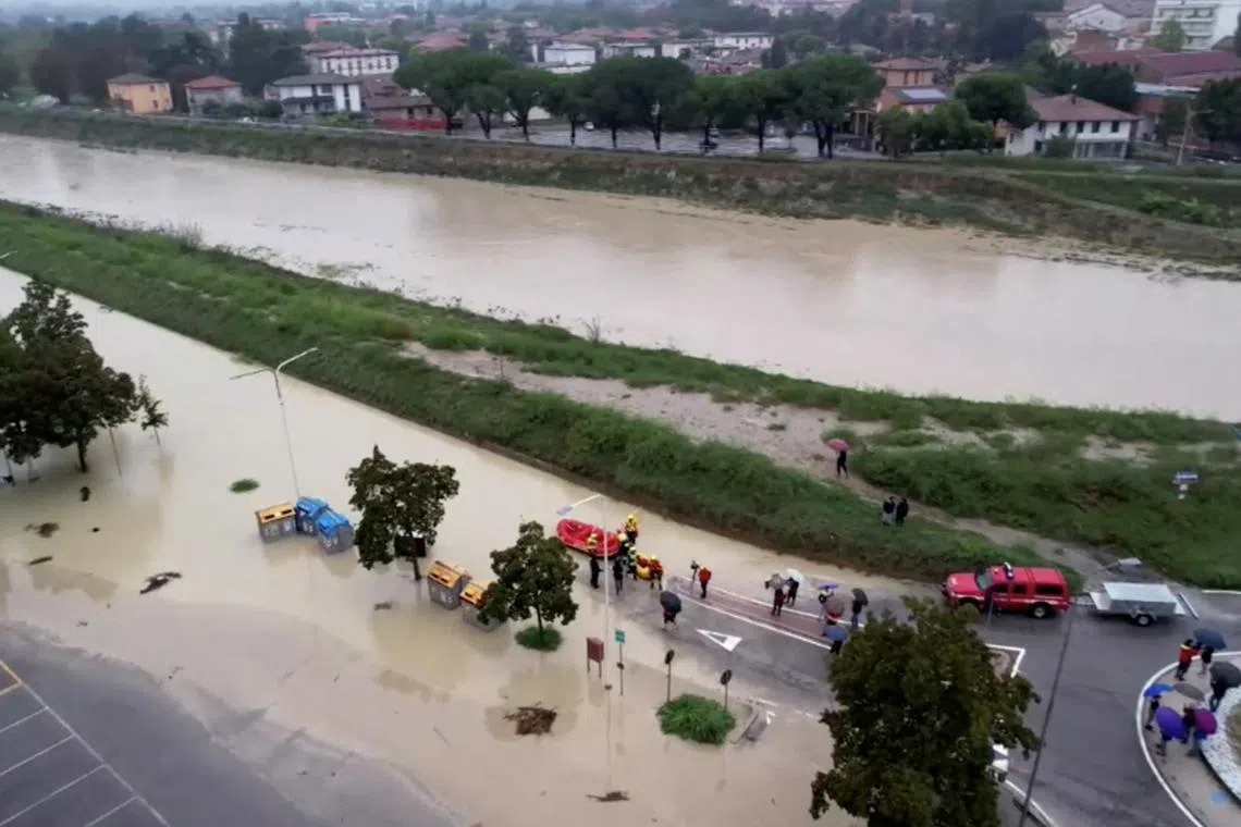 Italy's Emilia-Romagna region hit by new floods as storm moves west ...