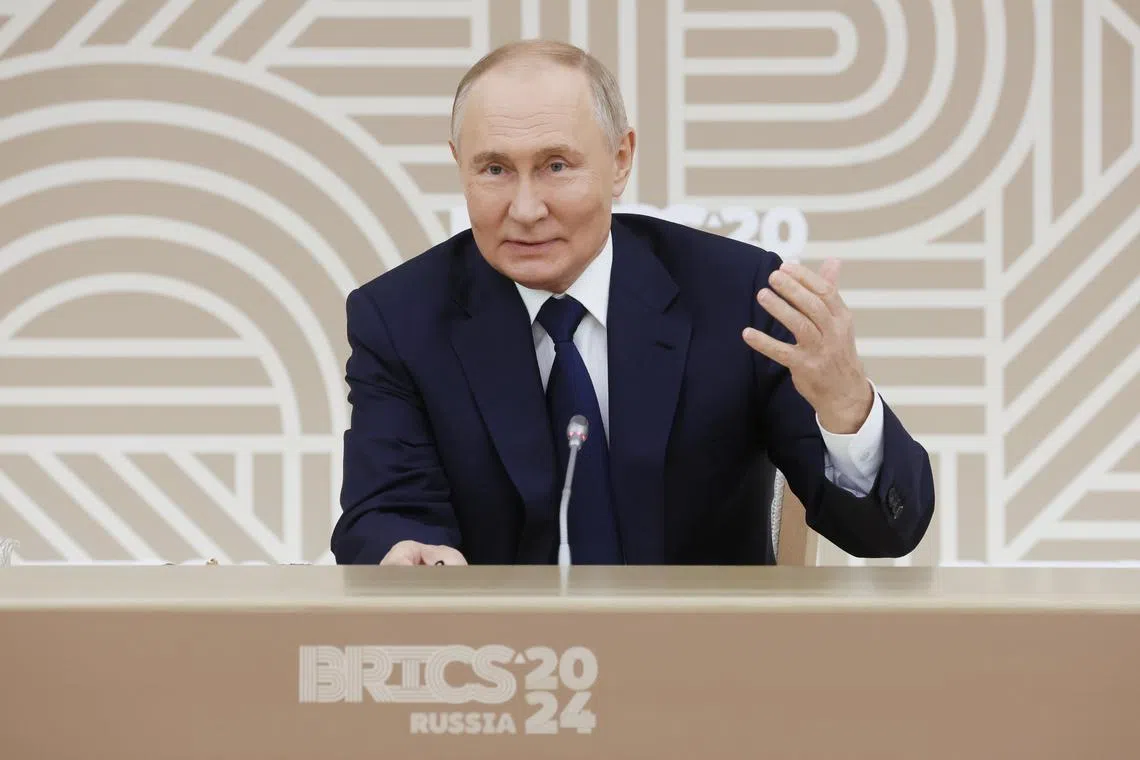With the Brics summit, Russian President Vladimir Putin is looking to show that Western attempts to isolate Moscow over the two-and-a-half-year offensive have failed.