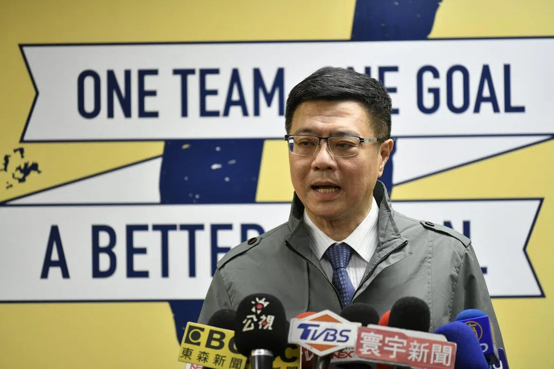 Taiwan Premier Cho Jung-tai said peace depends on strength.