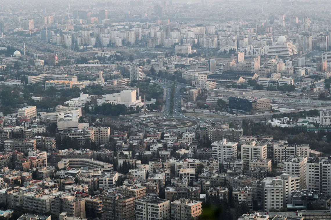 A general view shows Damascus from Mount Qasioun, in Damascus, Syria, January 7, 2025. REUTERS/Khalil Ashawi