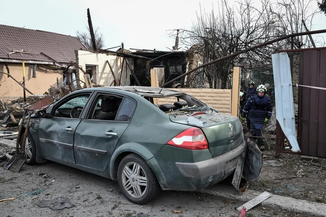 Russian attacks leave two dead, thousands without power in Ukraine