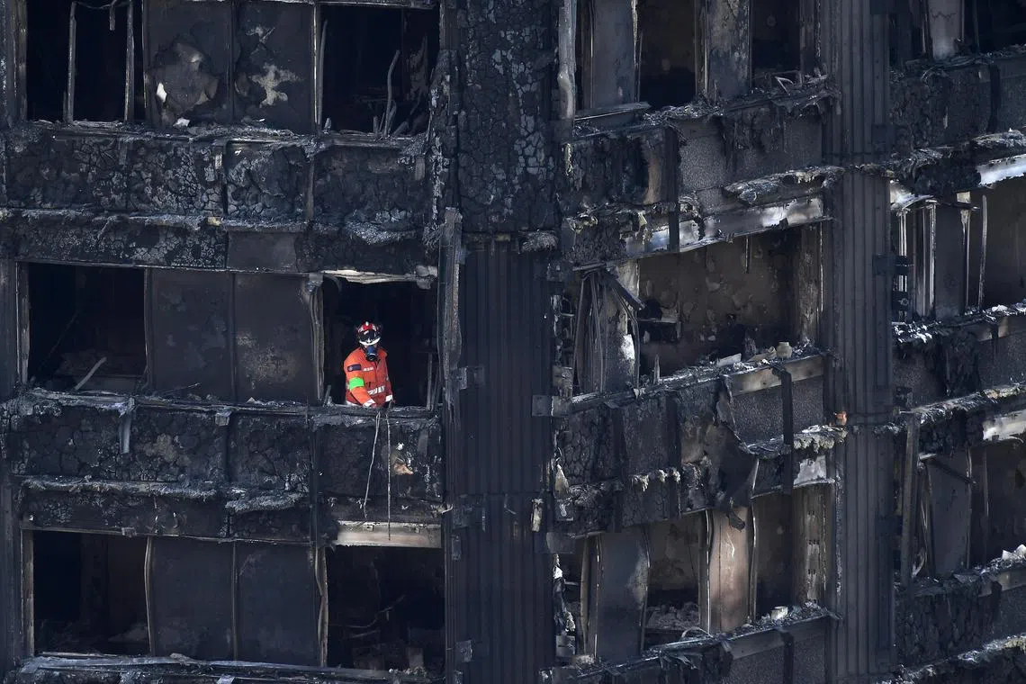 Seventy-two people died when the fire ripped through the 23-storey social housing block in the early hours of June 14, 2017. 