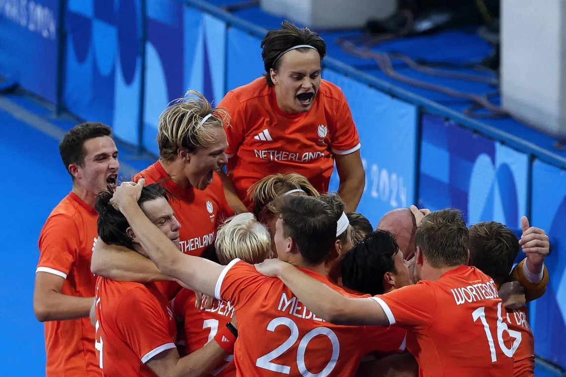 The Netherlands last won gold at the Sydney Games in 2000, having lost in the 2004 and 2012 finals. 