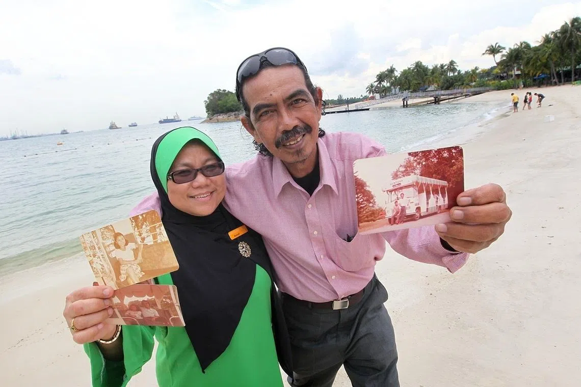 asmah aziz husband sentosa beach