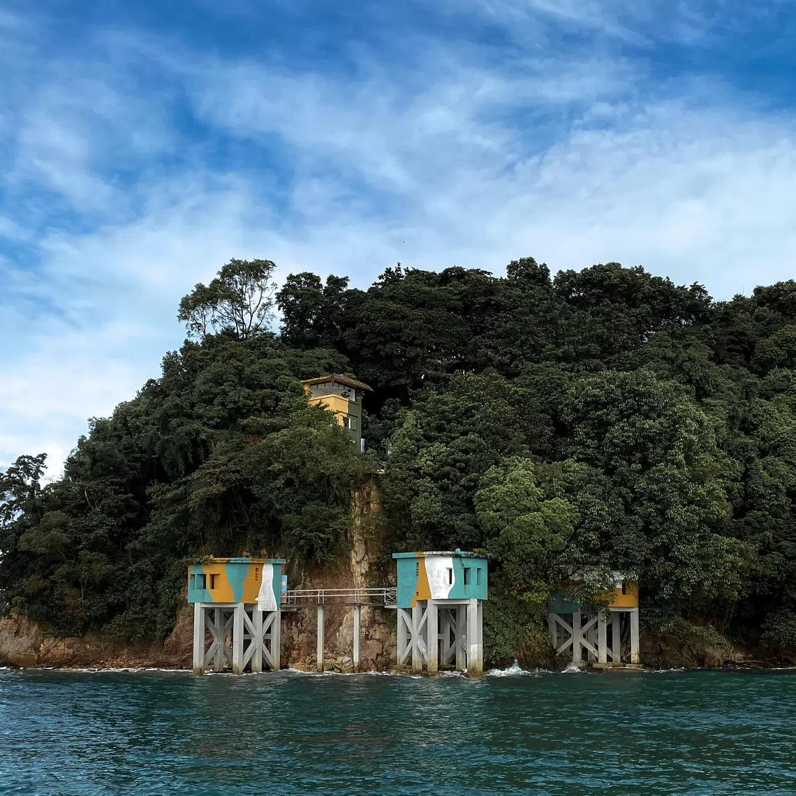 Tanjong Rimau on the western end of Sentosa.