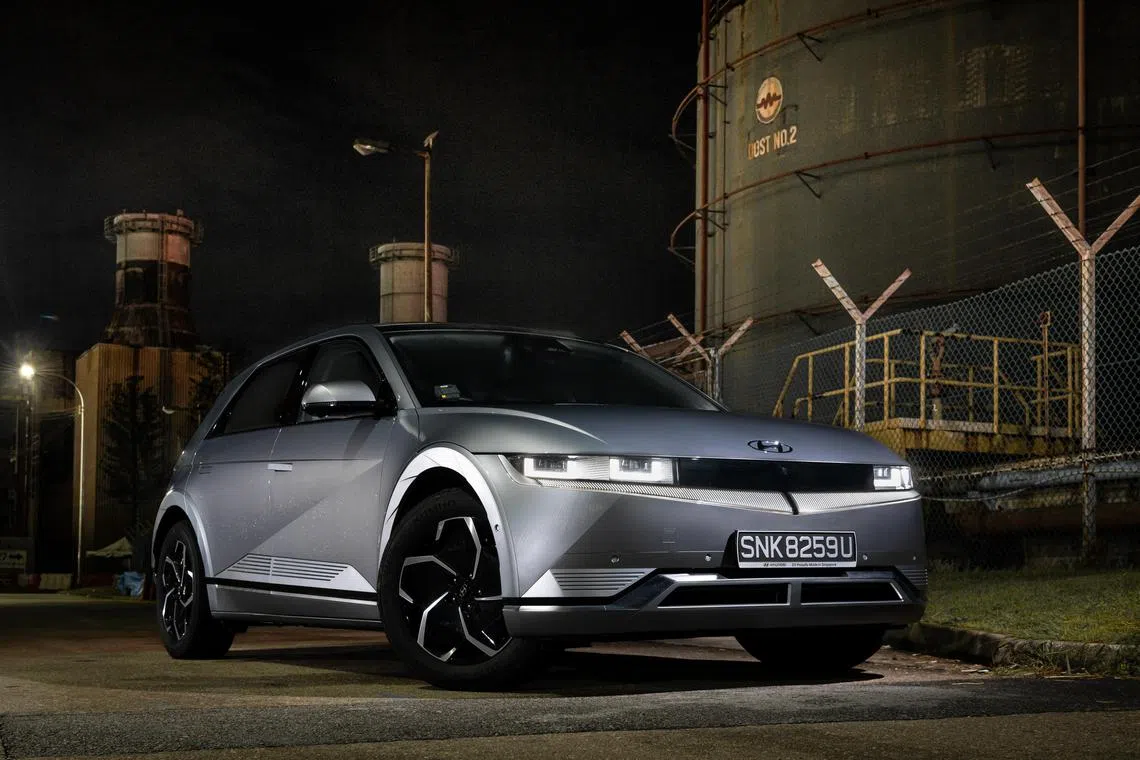 NOTE: PHOTOS TO BE USED FOR SLUG-CTCOTY22 ONLY

Hyundai Ioniq 5, winner of ST Car of the Year 2023, photographed on December 11, 2023. 