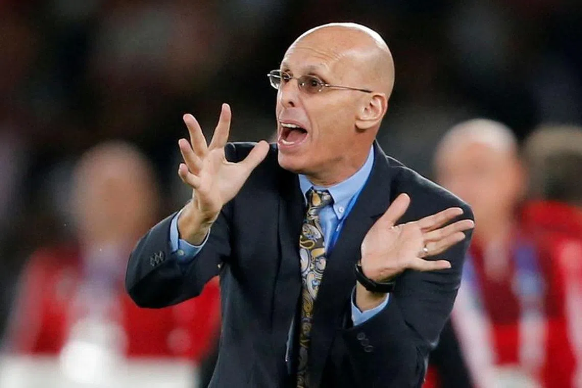 FILE PHOTO: Soccer Football - AFC Asian Cup - India v United Arab Emirates - Group A - Zayed Sports City Stadium, Abu Dhabi, United Arab Emirates - January 10, 2019  India coach Stephen Constantine, now in charge of Pakistan  REUTERS/Satish Kumar/File Photo