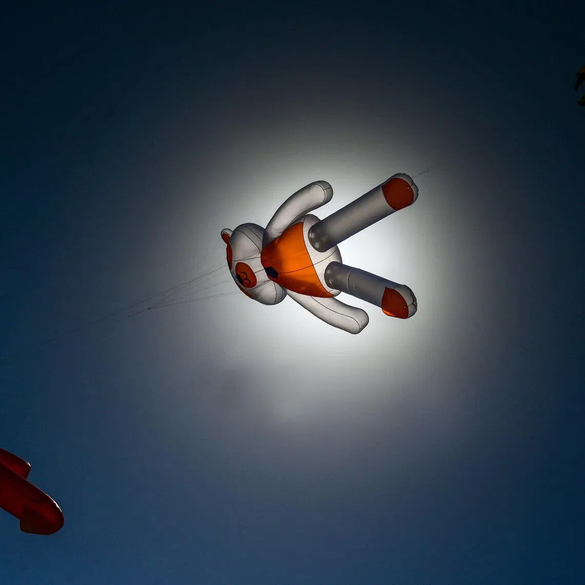 TOPSHOT - Kites fly during the Festival du Vent (Wind Festival) in Portiragnes-Plage, southern France on September 6, 2026. (Photo by Gabriel BOUYS / AFP)
