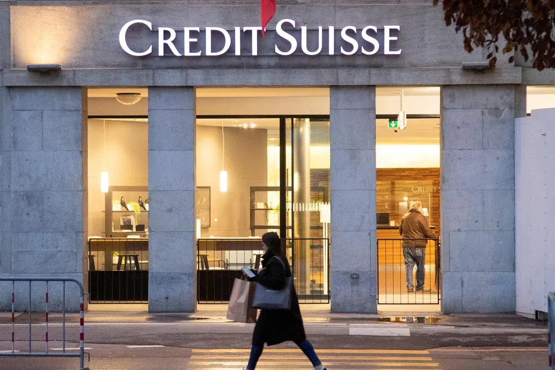 The Swiss lender is in the early stages of a costly restructuring that includes cutting 9,000 jobs and carving out large parts of the investment bank under the revived First Boston brand. 