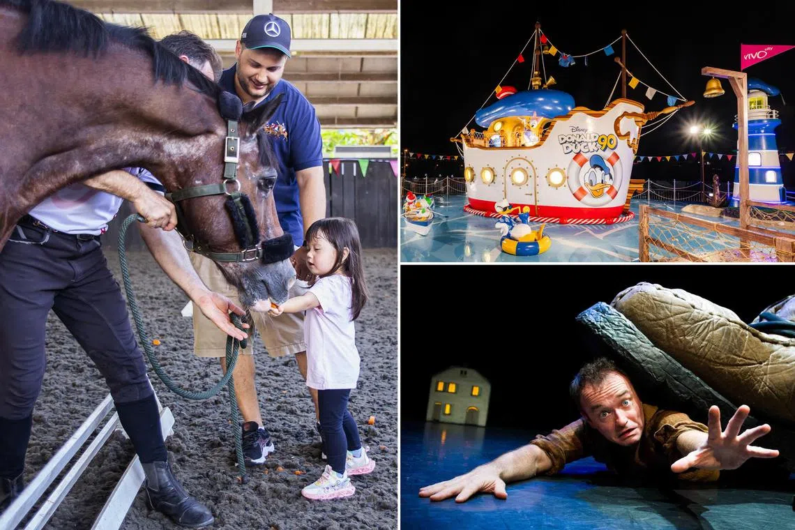 Support Singapore Polo Club's charity carnival, check out displays of Donald Duck and friends, and catch theatre play Jack And The Beanstalk. 