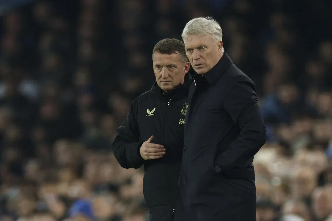Soccer Football - Premier League - Everton v Aston Villa - Goodison Park, Liverpool, Britain - January 15, 2025 Everton manager David Moyes Action Images via Reuters/Jason Cairnduff