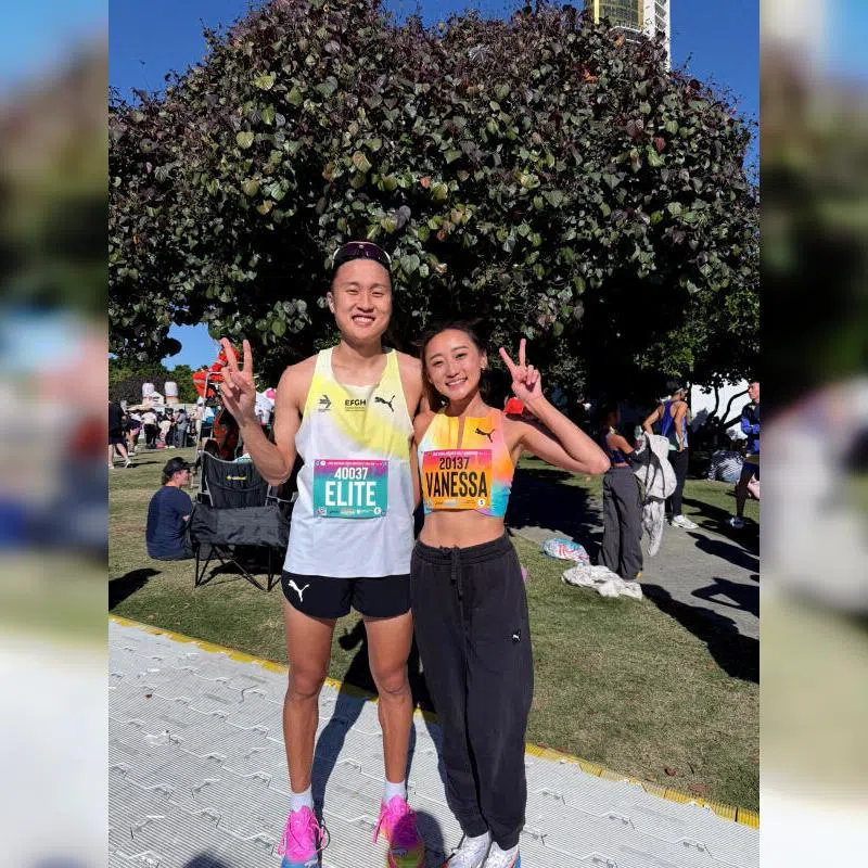 For the third time, Singapore athletes Shaun Goh and Vanessa Lee set national records (10km and half marathon respectively) on the same day at a meet in Australia.