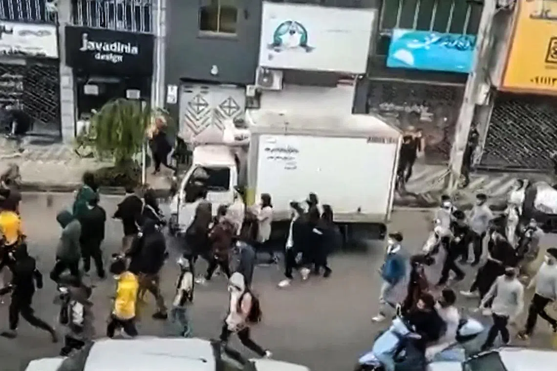 Iran has struggled to quell the protests and street violence.