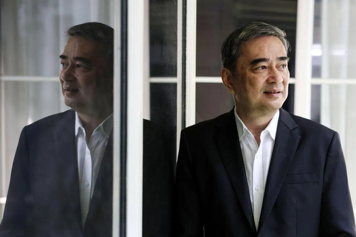 Mr Abhisit Vejjajiva's Democrat Party is projected to emerge as the fourth-largest in the Feb 8 vote, making it a formidable player in the formation of any government. 