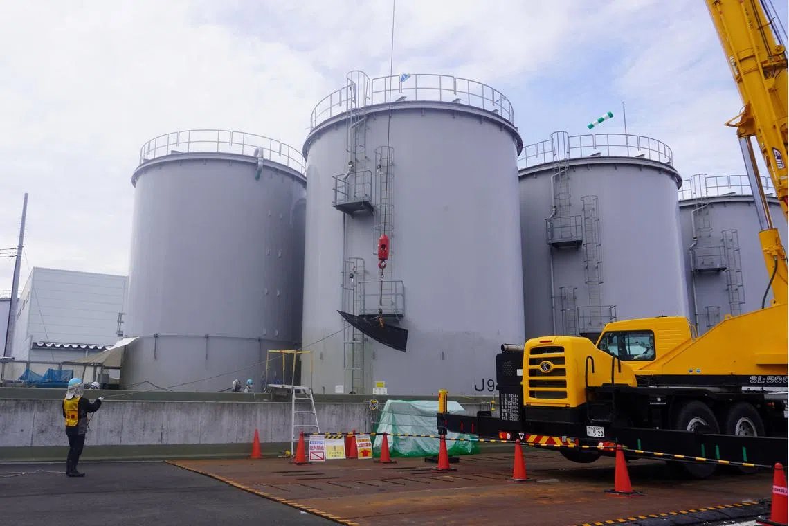 The soil has been stored near the Fukushima Daiichi plant, where three reactors went into meltdown following a massive earthquake and tsunami in 2011.