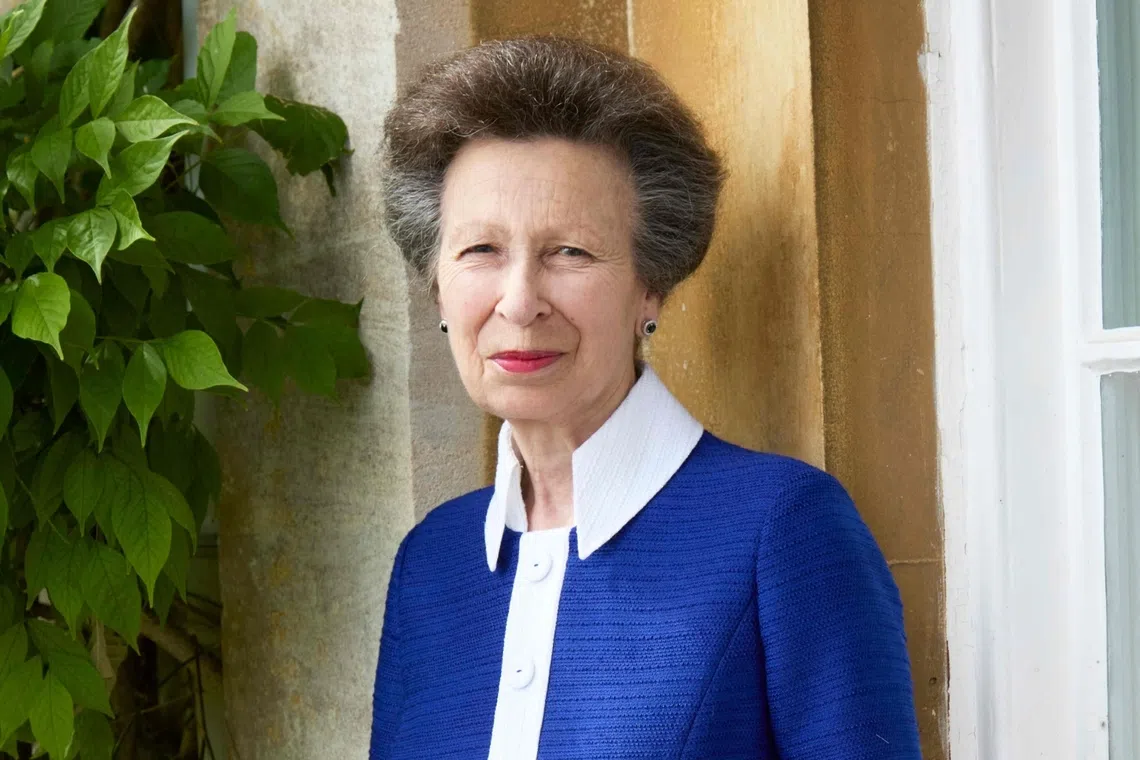 Britain's Princess Royal, Anne's visit is part of commemorating 60 years of diplomatic ties between Britain and Singapore