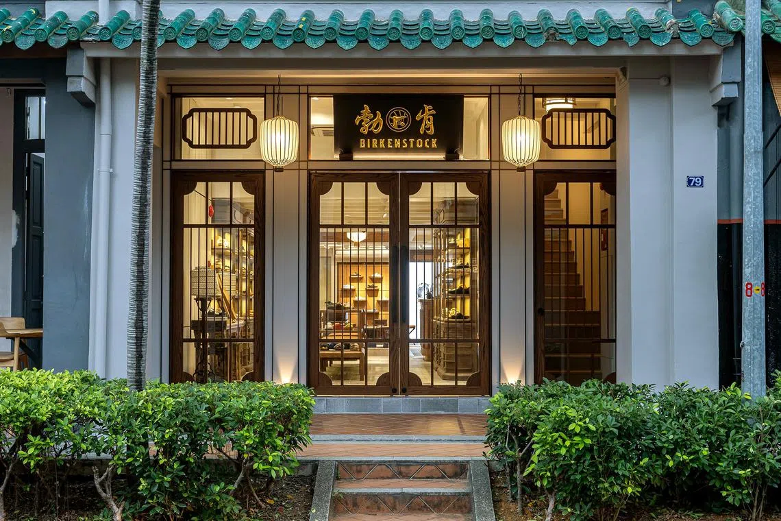 The House of Birkenstock is a unique retail concept in Duxton.