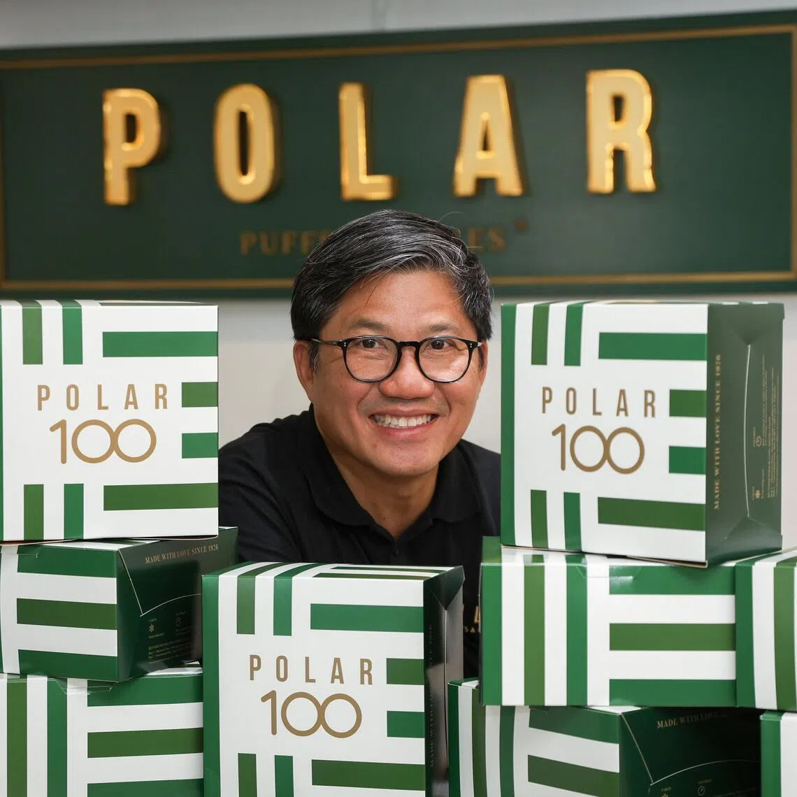 ST20260616_202675200916/Sarah Lee/hypolar

Chan Kok Yew, 58, third-generation family owner and executive chairman of Polar Puffs & Cakes, photographed at the company's 15 Woodlands Link manufacturing facility on June 16, 2026. ST PHOTO: SARAH LEE