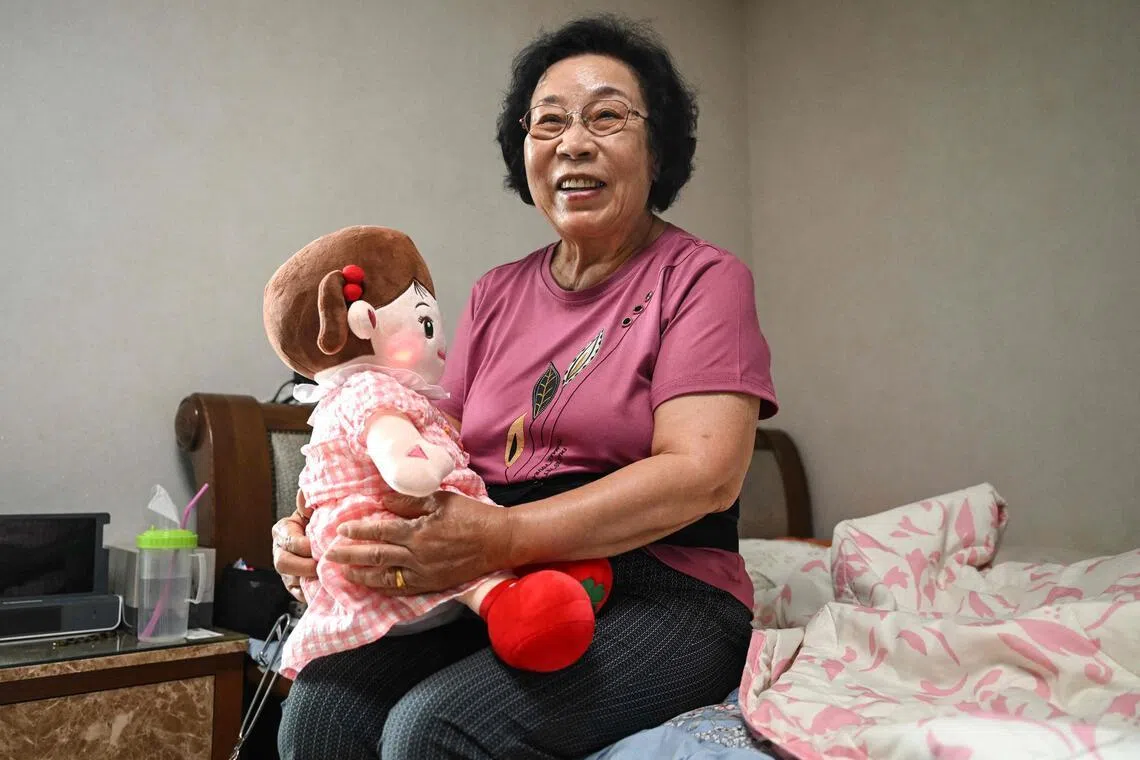 In ageing South Korea, AI dolls care for the elderly
