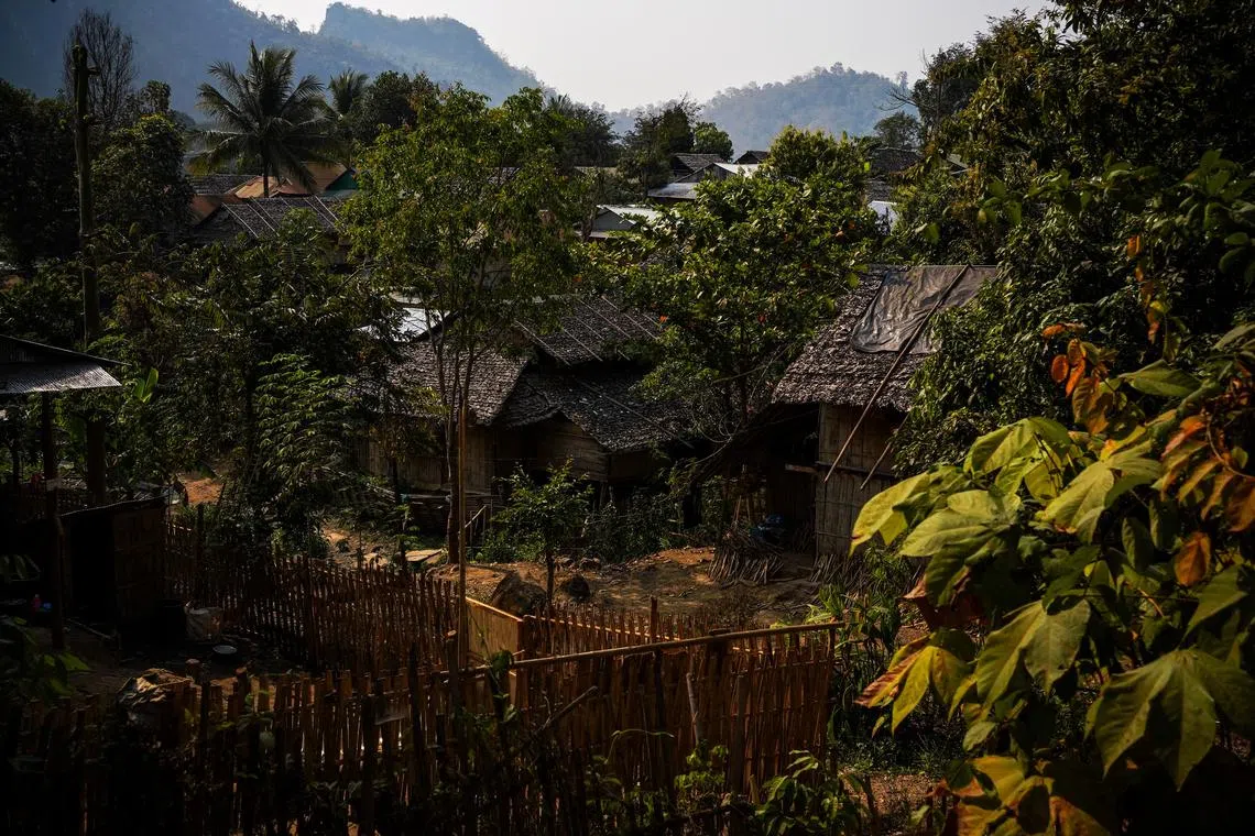 FILE PHOTO: A view of Mae La refugee camp on the Thai-Myanmar border at Tha Song Yang district, Tak Province, a Thai-Myanmar border province, February 4, 2025. REUTERS/Athit Perawongmetha/File Photo