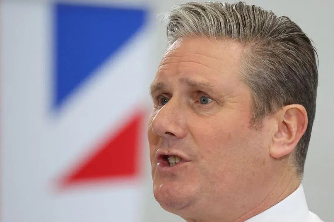 British opposition Labour Party Leader Keir Starmer delivers a speech in Bristol, south west Britain, January 4, 2024. REUTERS/Toby Melville/ File photo