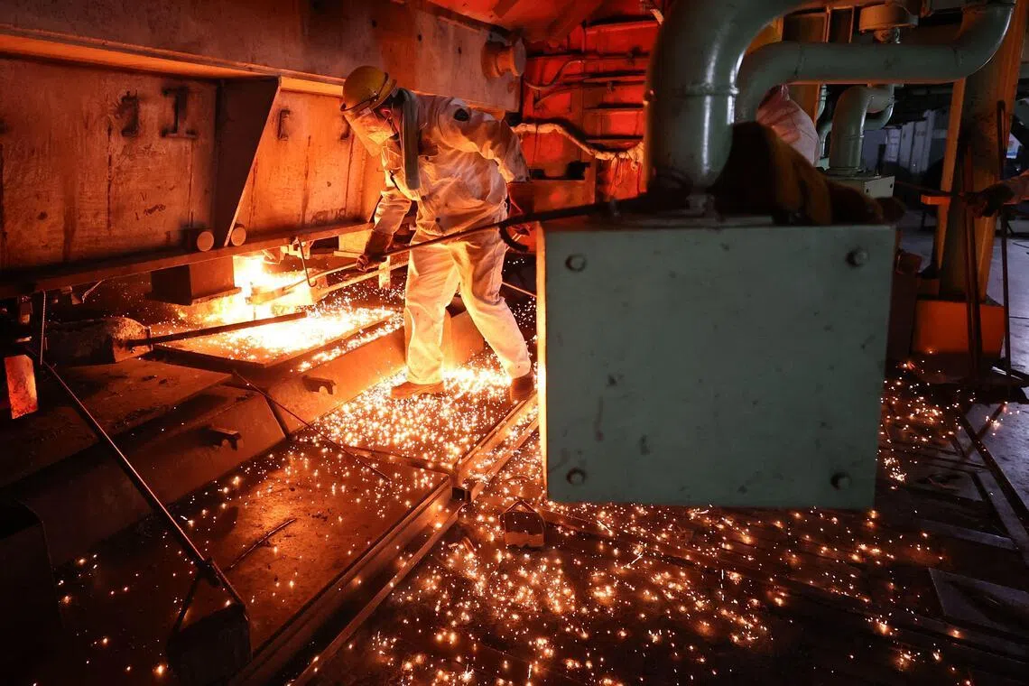 China massively subsidises local steelmakers and now produces over half the world’s steel.