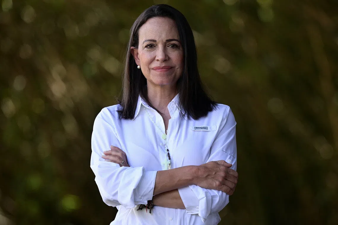 Venezuela’s Nobel Prize-winner bets big on Trump as pressure builds on Maduro